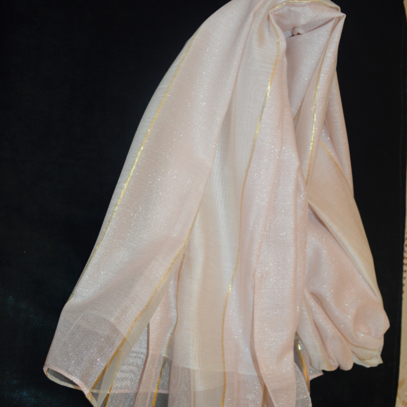 Foulard Brillance Rose – Image 2