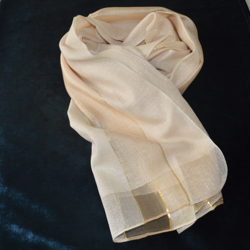 Foulard Brillance Beige