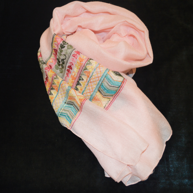 Foulard Couleur Berbère (Rose)