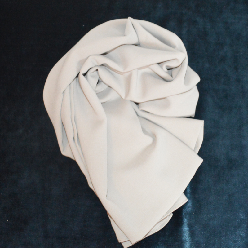 Foulard Mousseline Gris