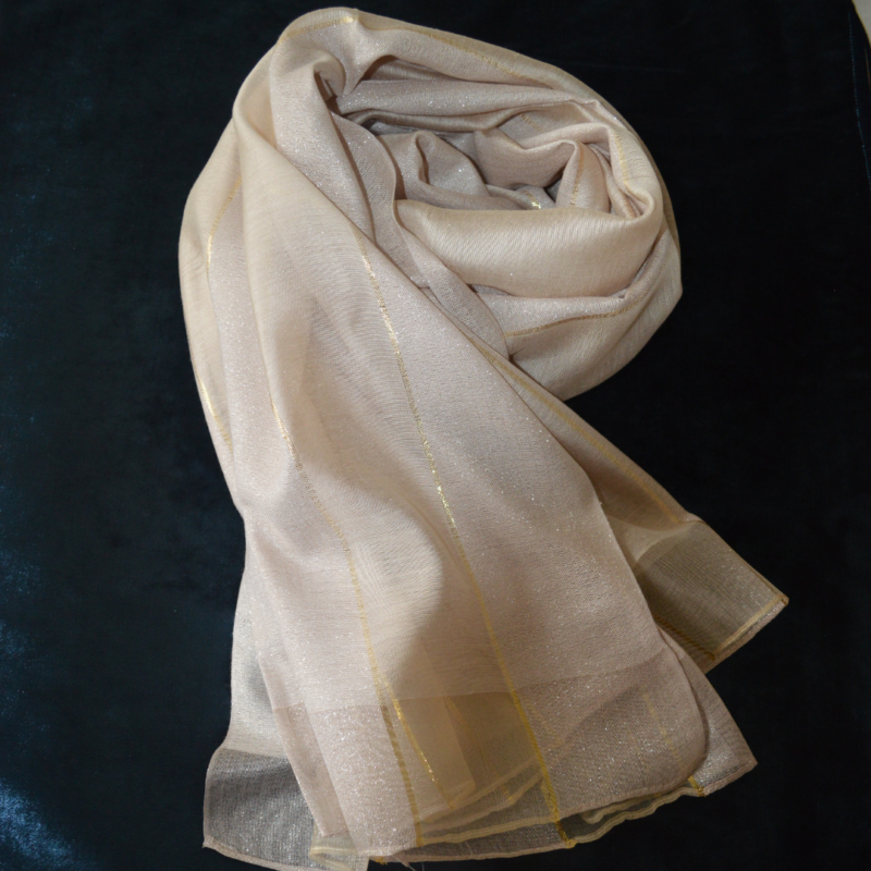 Foulard Brillance Brun