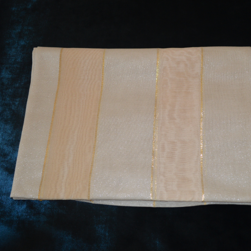 Foulard Brillance Beige – Image 3